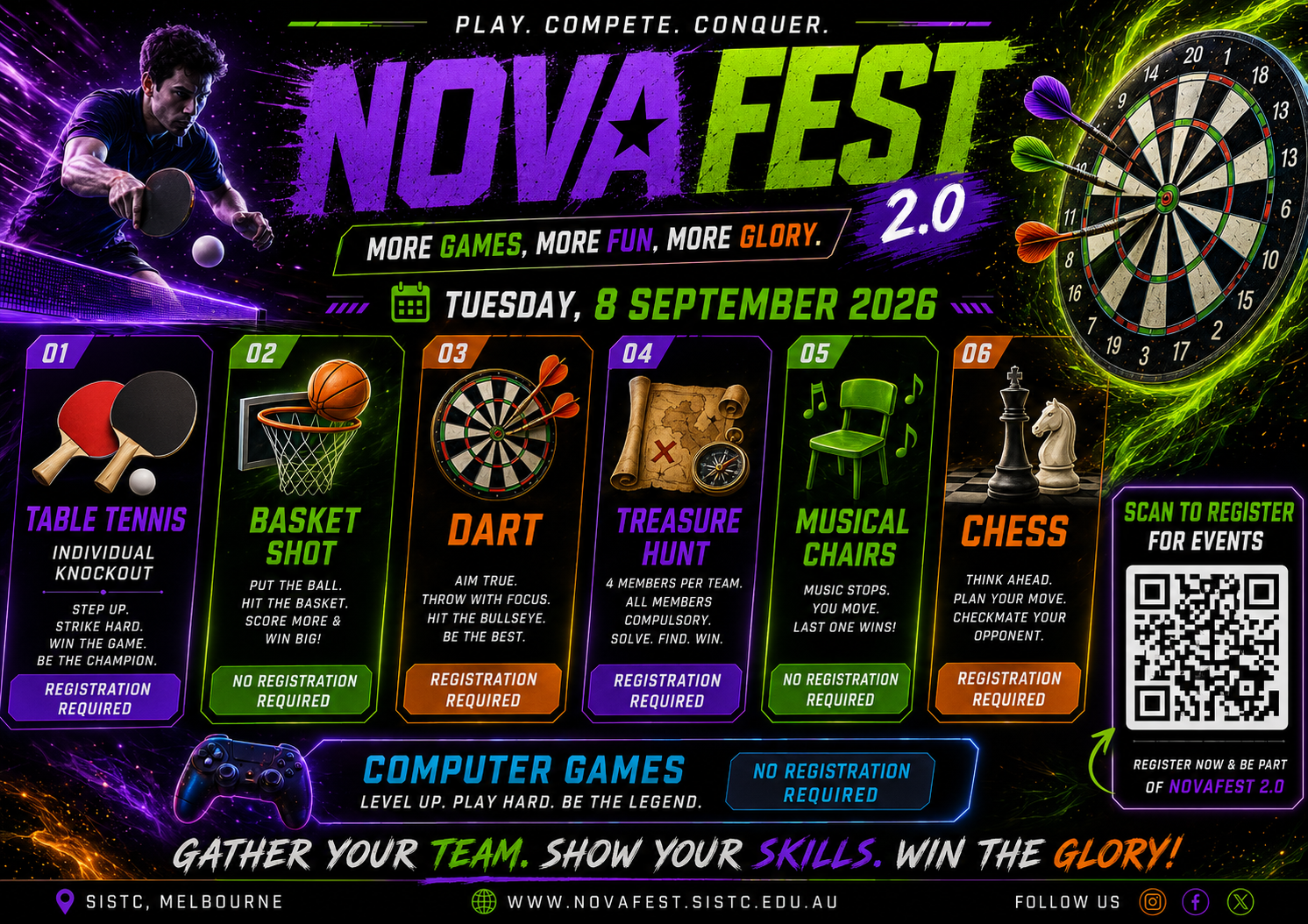 NOVAFEST 2.0 event poster